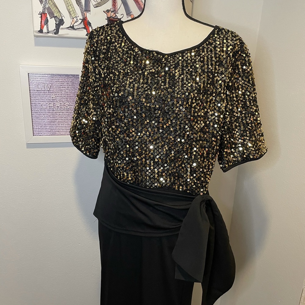 Shein maxi dress with sequin top 2x nwot - Picture 10 of 11